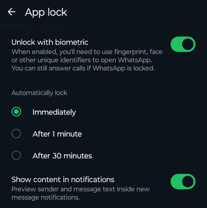 App lock