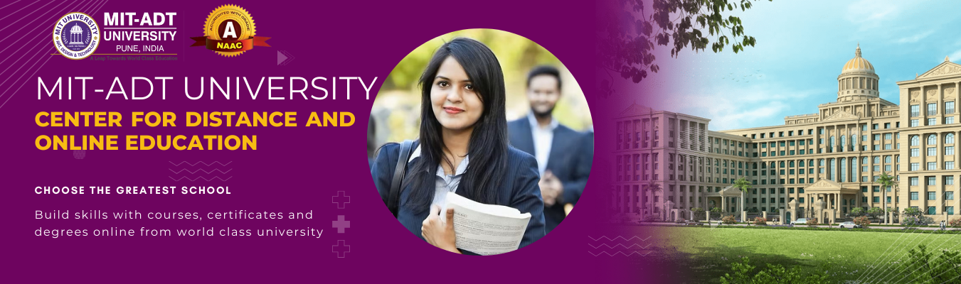 School of Open Distance Learning Banner MIT-ADT University